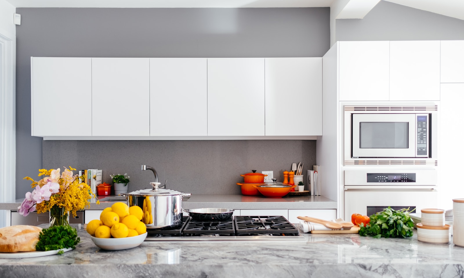 Luxury marble kitchen